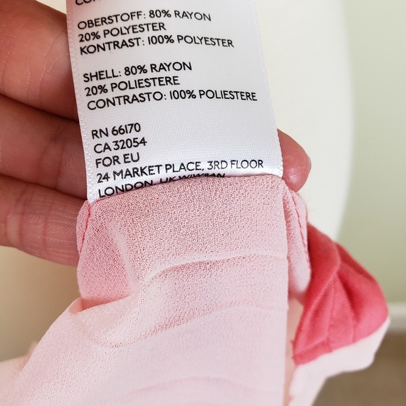 Urban Outfitters Sparkle & Fade Pink Chiffon Tank - Picture 6 of 6